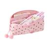 Zipper Closure Pencil Case Quilted Pen Case Fashion School Supply Case  Student Supplies