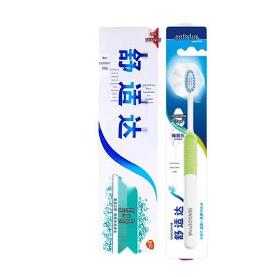 Sensodyne Mint Fresh Clean Toothpaste with Toothbrush