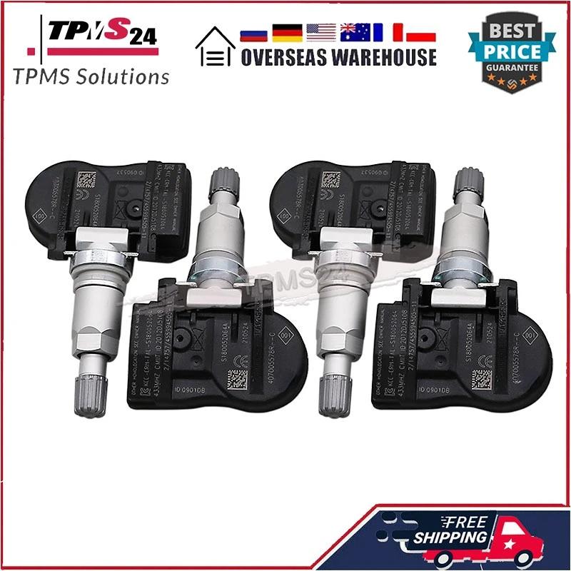 4 ks 407005578R TPMS senzor tlaku v pneumatikách pro RENAULT MEGANE II 02-08 SCENIC II 2003-2010 40700-5578R 433 MHz