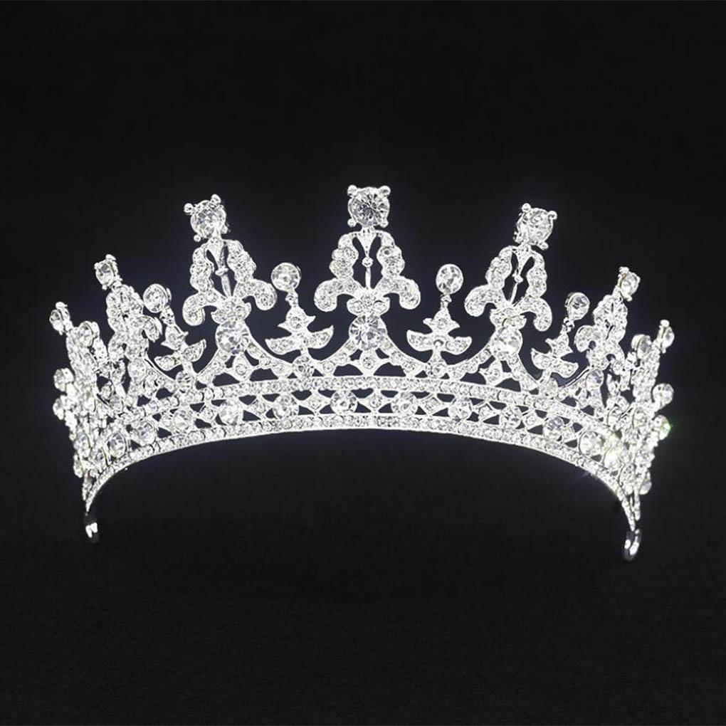 Braut Hochzeit Kopfschmuck Frauen Strass Legierung Stirnband Kopf Dekorativer Schmuck