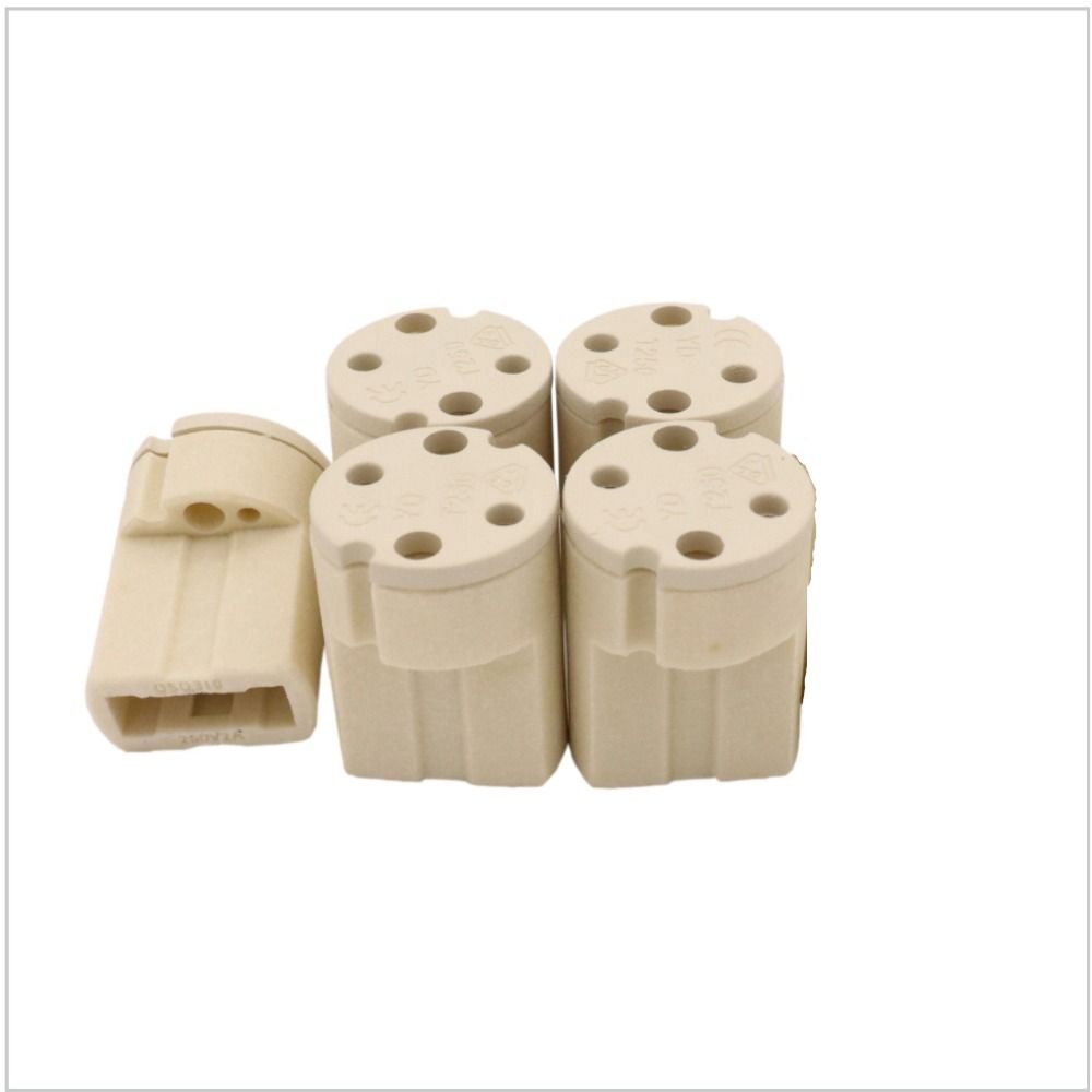 5pcs Light Accessories 110-220V Bulb Base Socket Adapter G9 Type Halogen G9 Lamp Base Lamp Holder