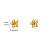 Cross Retro Pearl Temperament Earrings - 18K Gold Plated Stainless Steel with Diamond Inlaid Mother-of-Pearl Heart Bow Design