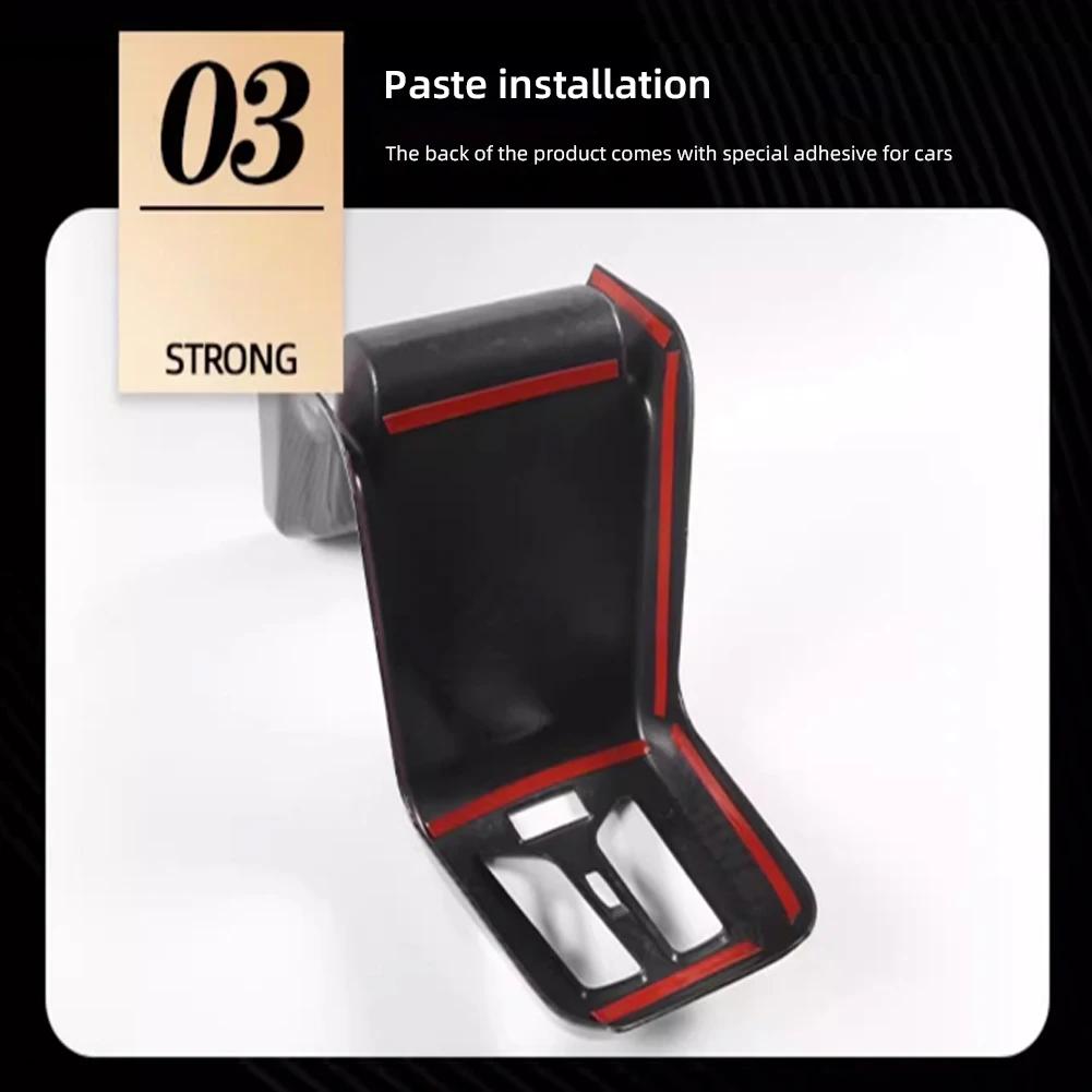 2 szt. Akcesoria samochodowe do BMW X1 U11 2024 2024 ABS Wzór włókna węglowego Tylny wylot wentylacyjny Pokrywa wykończeniowa Akcesoria do wnętrza samochodu