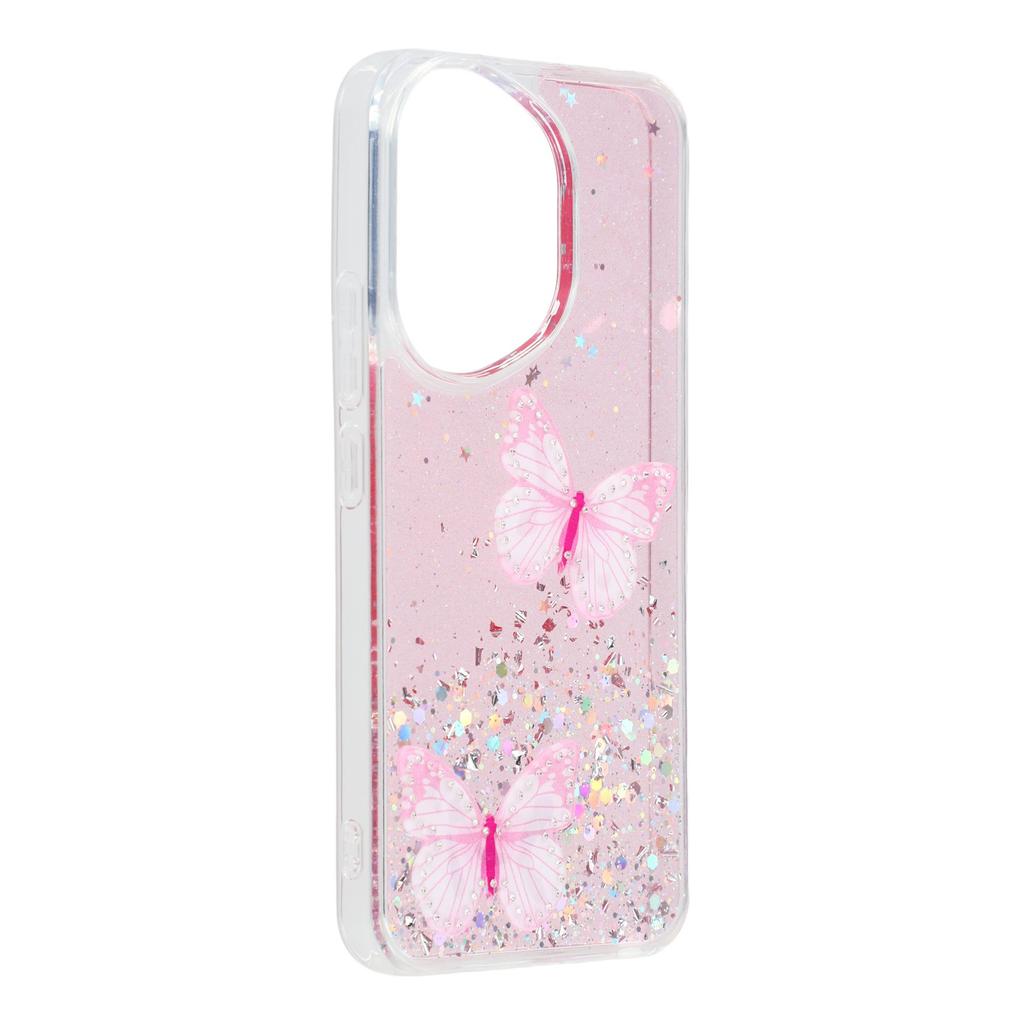 For Honor 400 5G (Global) Case Epoxy PVC Butterfly TPU Aesthetics Phone Cover