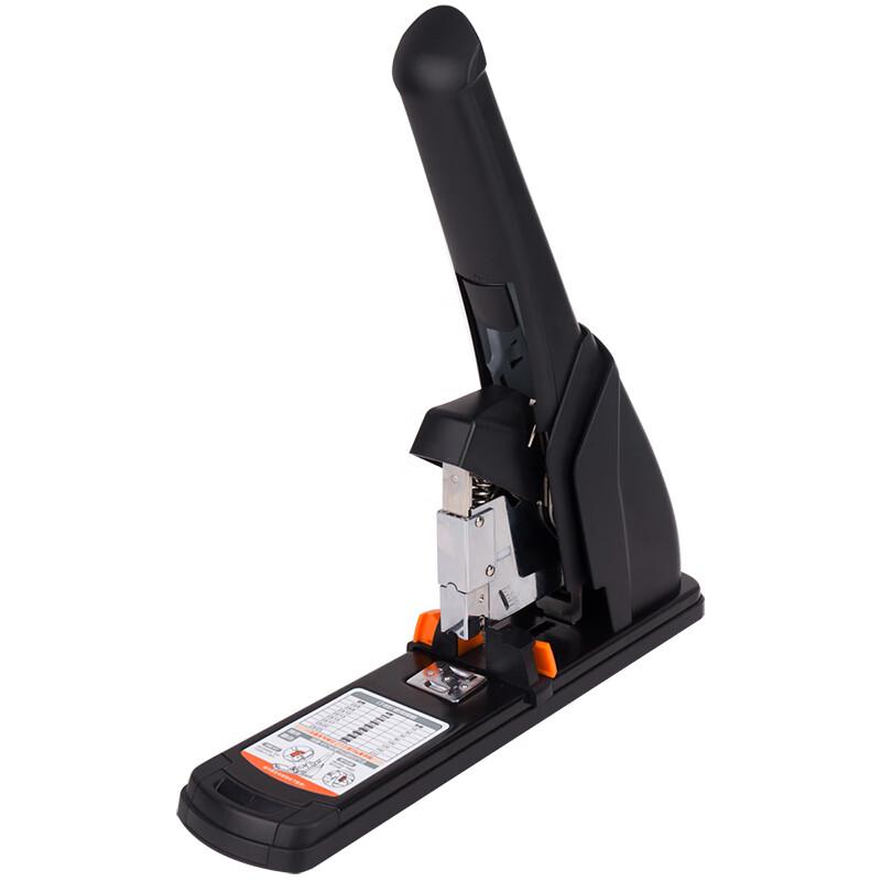 Deli 0383 Wytrzymały, oszczędzający wysiłek zszywacz biurowy wtyczka CN (adapter w zestawie)