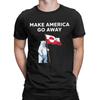 Harajuku MAGA Make America Go Away  T Shirt Cotton Short Sleeve Greenland Crewneck Summer TopsTops