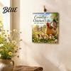 Wall Hanging Date Planner with Calendar 12-Month Country Chicken Tracker 2027 Farm Life Spiral Yearly