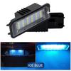 2pcs Car Canbus No Error Led Signal Lamp Number License Plate Lights White Ice Blue For Seat Leon MK2 1P1 2005-2012 the Car