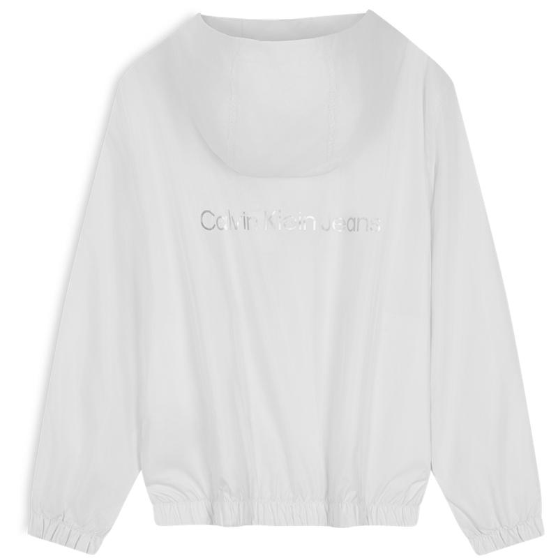 Calvin Klein Trendy Outdoor Casual Sports Letter Print Hooded Lightweight Jacket Women Jackets J221166
