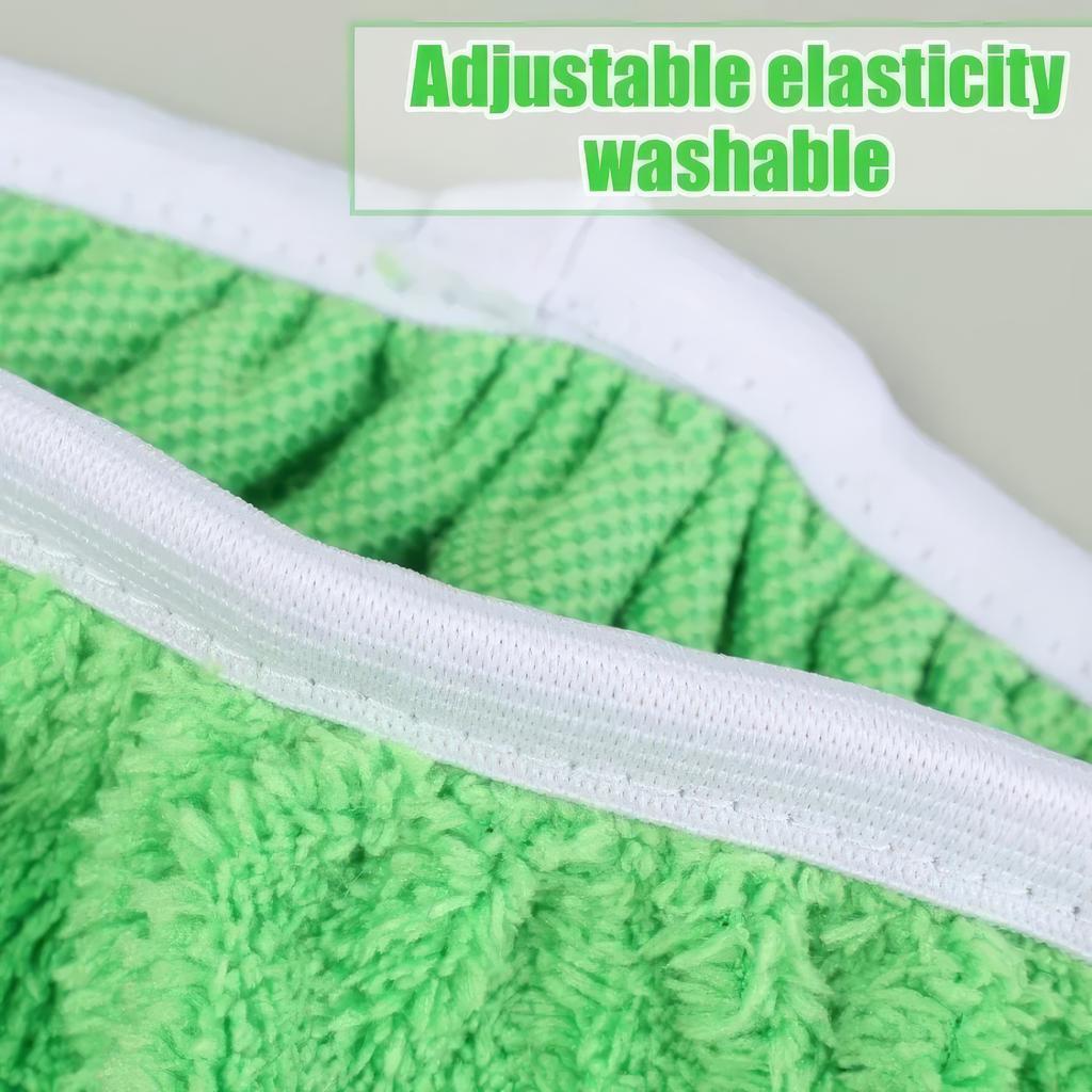 3 Piece Reusable Green/white/gray Mop Cloth Suitable for Sweeping Mops Dry and Wet Dual-use Multi Surface Floor Cleaning