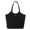 Street Style Womens Handheld Shoulder Bag With Quilted Design And Inner Pockets