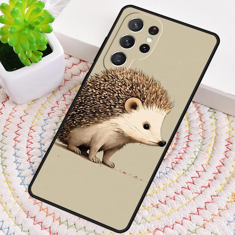 Süße kleine Igel Handyhülle für Samsung Galaxy note 10 pro S26 Ultra S23 S24 FE S25 S21 S22 PLUS stoßfeste Hülle