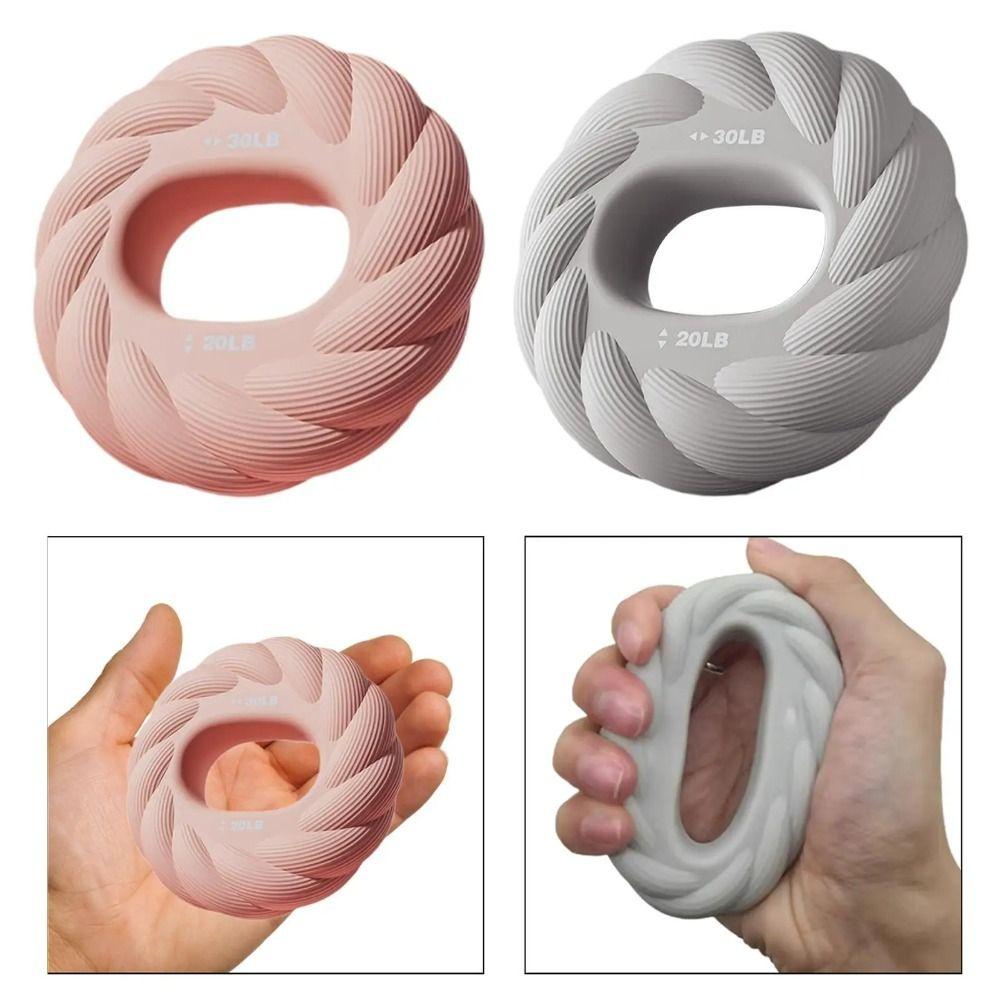 20-50LB Grip Strength Training Ring Hand Grip Strengthener  Hand Strength Exercise Tool