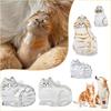 Pet Hair Keepsake Box Memorial Bottle for Cat Fur Storage Container for DIY Decoration Gift for Pet Lovers Home Display