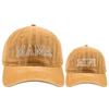 New Cotton Embroidery Letter Mama Mini Baseball Cap Women Child Snapback Dad Hat Summer Adjustable Girl Boy Sun Truck Caps