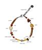 Runds Karen Silver Brown Gemstone Bracelet