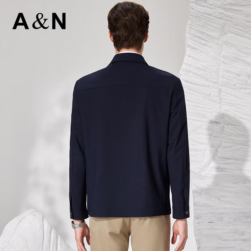 Antonio Men's Business Worsted Wool Lapel Jacket
