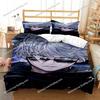 Jujutsu Kaisen Gojo Satoru Fun Cartoon Poster Sheets Quilt Covers Bedding Dormitory Soft Warm Cozy Breathable Bed Sheet Set