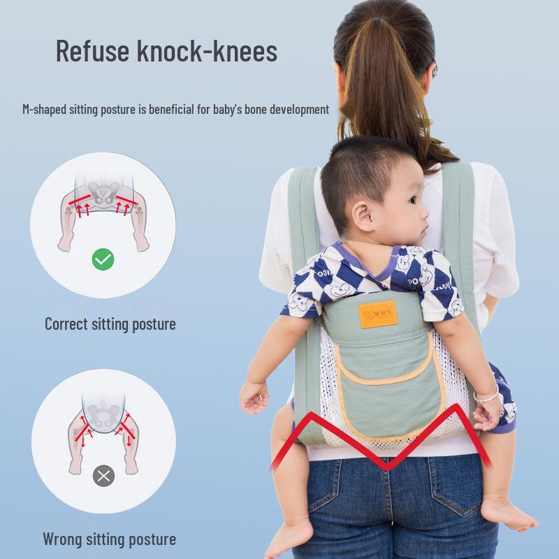 Ganzjahres-Babyschlinge mit Kraftsparfaktor: Freihändiger Komfort für Neugeborene