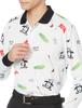 Munsingwear ENVOY Long Sleeve Golf Polo HIROCK White Men's Shirt, Collaboration, Heat-Shielding, Cooling, Sunscreen, Sweat-Wicking, Quick-Drying,