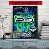Seattle Seahawks Personalized Text Diamond Painting Round Diamond Mosaic Rhinestones Diamond Embroidery Craft Kit Wall Decor Without Frame