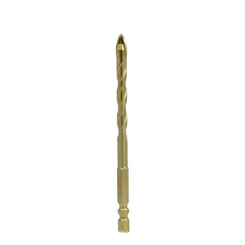 Ceramic Twist Glass Drill Bit, Triangular Hole Opener for Concrete, Tile, and Wall Drilling