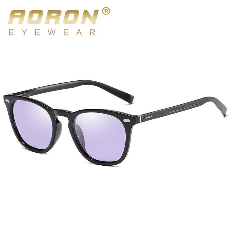 aoron Fashion TR Polarized Color-changing Sunglasses Aluminum Magnesium Sunglasses Night Vision Goggles