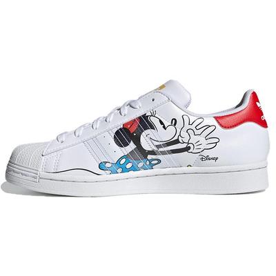 Superstar Disney x Superstar Adidas Originals 'Mickey und Minnie - Weiß Lebhaftes Rot' GW2248