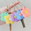 2pcs Cute Cartoon Flower Key Caps Set Flexible Key Covers Key Identifier Tag Covers for Easy Identifying Door Keyrings,random Color