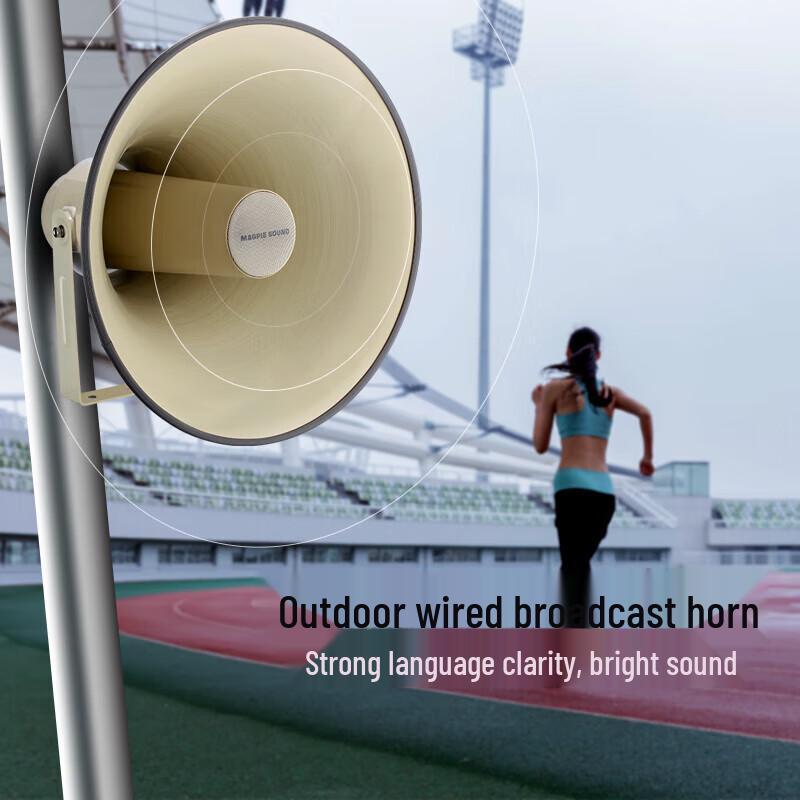 Outdoor High-Power Horn Speaker CN plug (adapter included) (CN version)