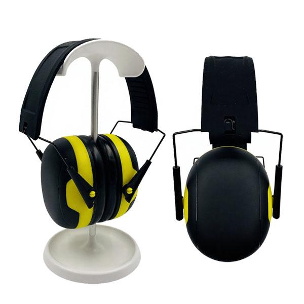 Foldable ABS Headband Type Intrinsically Safe Ear Muff High NRR Noise Reduction CE & ANSI Certified Reusable