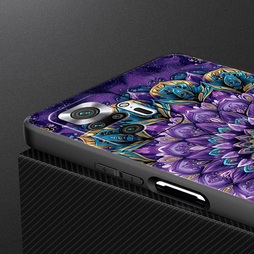 Indian Pattern Mandala Phone Case Cover for Redmi 14C 10C Note 15 14 13 12 10 11 K40 Pro Plus 5G Soft TPU Shockproof Shell Capas