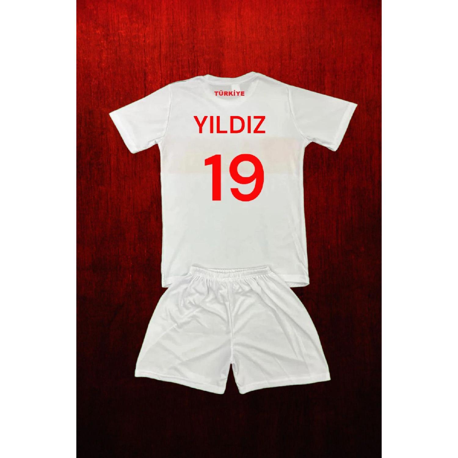 

K.yldz 19 Trkiye Комплект белого джерси под нижнее белье 3-4 Yaş чистый