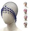 Elegant Tassels Headpiece Featuring Intricate Hollow Design Suitable for Fashion Brides and Festival Attendees Present