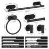CMAOS 304 Stainless Steel 5-Piece Bathroom Hardware Set