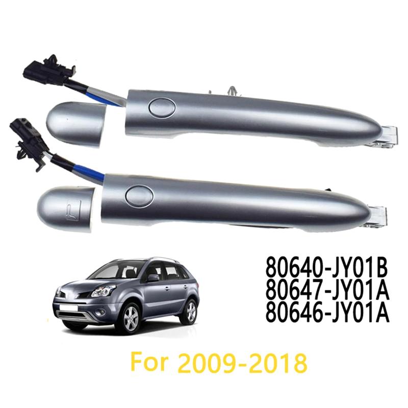 L10A Наружная ручка двери для Renault Koleos 09-18 80646-JY01A 80640-JY01A 80640-JY01B 80647-JY01A As Shown Front Right