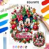 Christmas Mickey Minnie Oil Painting Kit Home Bedroom Wall Decor Handmade Gift Craft DIY Art Painting Picture For Wall Decor