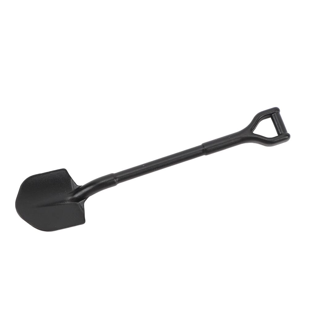 2Pcs Black RC Metal Shovel Decoration Set Iron Simulation Accessory Shovel For RC Crawler Cars