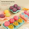 Food-Grade Silicone Rose Heart Ice Cube Mold for Whiskey