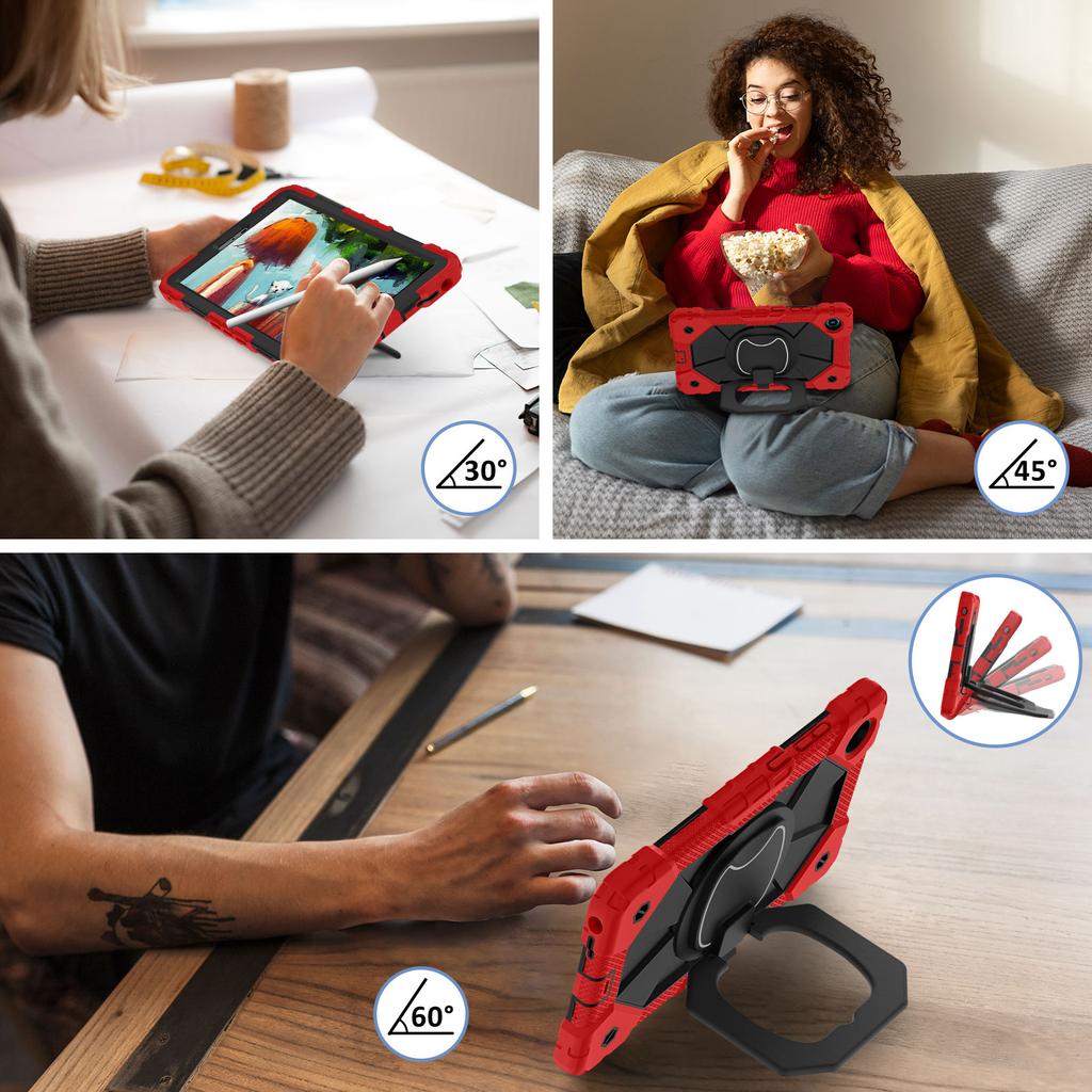 Kids Proof Case for Lenovo Tab One 8.7 Inch K9 TB305FU 2025 Shockproof Handle Strap Cover with Shoulder Strap