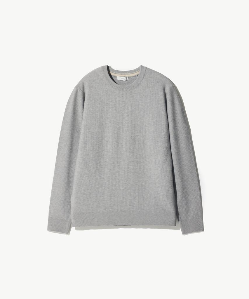 Stico Diems Soft Touch Round Knit_Gray (Classic Fit)_Dktxz03Csg