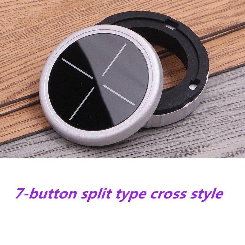 

Алюминиевая ручка управления мультимедиа, крышка кнопки для BMW 1 2 4 3 5 серии X1 X3 X5 X6 GT iDrive F30 E90 E92 E60 E61, автомобильный Стайлинг For 7 Button Cross