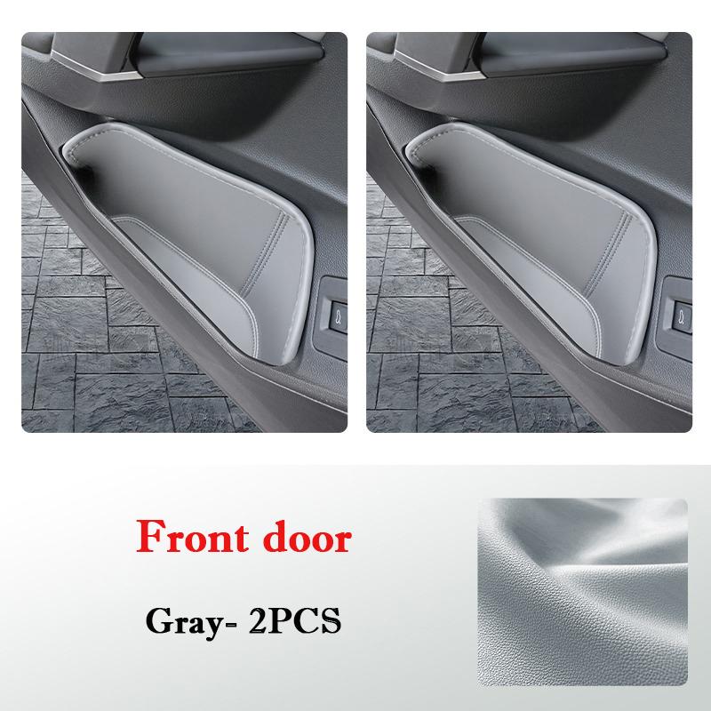 For VW Volkswagen Tayron 2026-2026 Car Door Slot Storage Box Leather Protective Pad Cover WaterProof Barrel Accessories