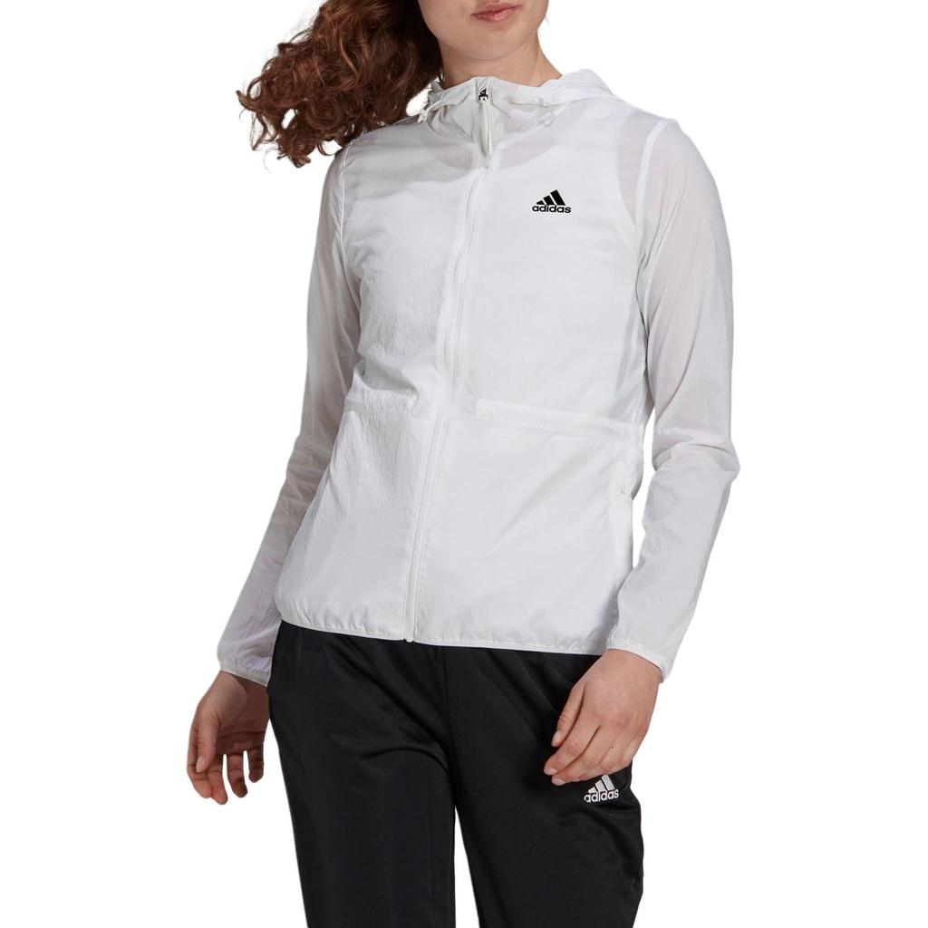 Adidas Woven Windbreaker Jacket Women's White GQ0628