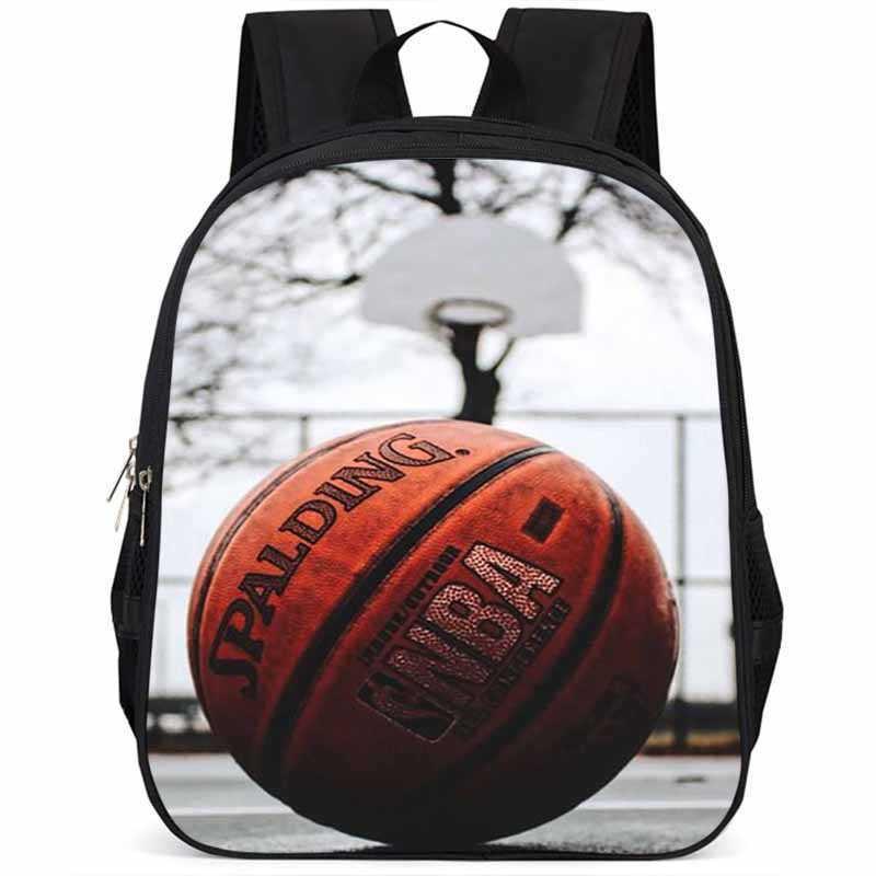 Sac à dos scolaire élégant Basketball 15 pouces Grande capacité Léger Pour Garçons et Filles