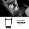 Fibra de carbono para Opel Zafira 2004-2010, panel de cambio de marchas, decoración interior resistente a los arañazos, accesorios protectores.