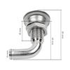 New Arrivals 316 Stainless Steel Tank Vent 90 Degree Marine Boat Fuel Breather Gas Tank Vent Marine Hardware