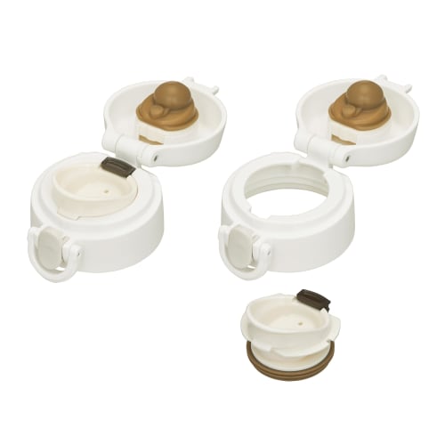 Thermos Water Bottle, Vacuum Insulated Mobile Mug, 500ml, Alpine White, Removable Spout for Easy Cleaning, Ultra Light and Compact Type, One-touch Ope