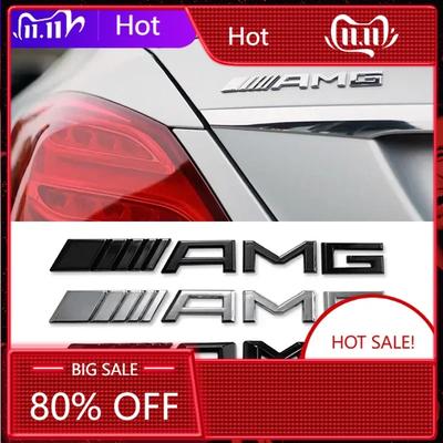Für Mercedes Benz 3D Aluminium Aufkleber Kofferraum Auto Logo Dekoration Etikett Für Mercedes Benz AMG W204 W205 W203 W211 W212 W213 W201