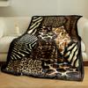 Coperta con Stampa Animalier Safari Coperta per Camera da Letto Coperta per Divano del Salotto Coperta Morbida per Pausa Pranzo Regalo per Festival di un Amico